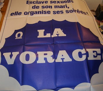 Item #68-2969 La Vorace. Promotional Poster. Alpha France, Alan Vydra, dir.