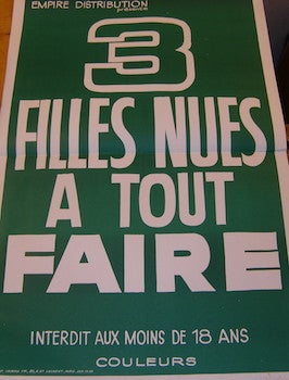Empire Distribution; Coleurs - 3 Filles Nues a Tout Faire. Promotional Poster