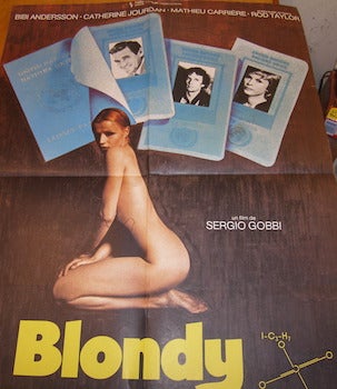 Item #68-2986 Blondy. Promotional Poster. Alpha France, Sergio Gobbi, dir