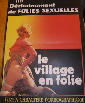 Item #68-2996 Le Village En Folie. Promotional Poster. Maxime Debest, dir