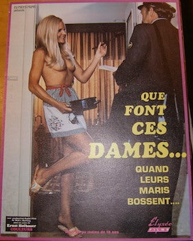 Item #68-3010 Que Font Ces Dames. Promotional Poster. Elysee Films, Coleurs, Ernst Hofbauer, dir