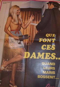 Item #68-3011 Que Font Ces Dames. Promotional Poster. Elysee Films, Coleurs, Ernst Hofbauer, dir