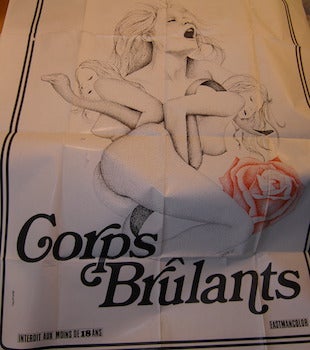 Item #68-3013 Corps Brulants. Promotional Poster. Eastmancolor, Christian Lara, dir