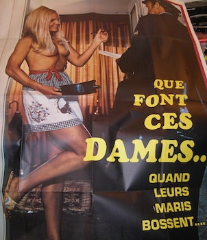 Item #68-3014 Que Font Ces Dames. Promotional Poster. Elysee Films, Coleurs, Ernst Hofbauer, dir