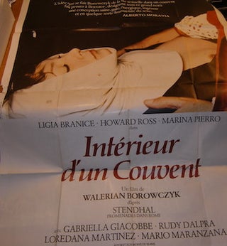 Item #68-3018 Interieur d'un Couvent. Promotional Poster. Parafrance Films, Walerian Borowczyk, dir