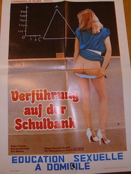 Item #68-3024 Verfuhrung Auf Der Schulbank. Promotional Poster. Cosmopolis Films, Jurgen Enz, dir