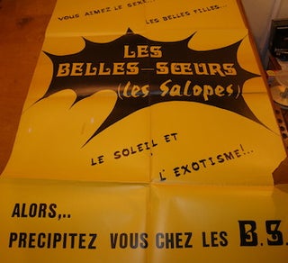 Item #68-3031 Les Belles Soeurs (Ces Salopes). Promotional Poster. Jean Luret, dir