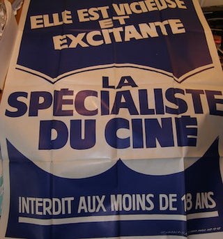 Item #68-3037 La Specialiste Du Cine. Promotional Poster. Empire Distribution