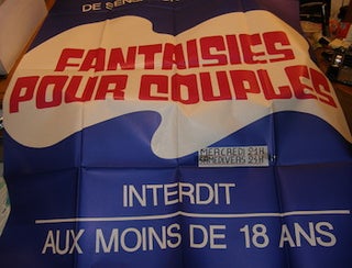 Item #68-3046 Fantaisies Pour Couples. Promotional Poster. Empire Distribution, Jean Desvilles, dir