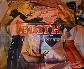 Item #68-3049 Edith. Promotional Poster. Les Films Hustaix, Lucien Hustaix, dir