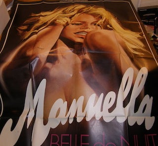 Item #68-3050 Manuella Belle de Nuit. Promotional Poster. Audi Films, Femina