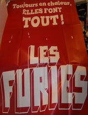 Item #68-3054 Les Furies. Promotional Poster. Alpha France.