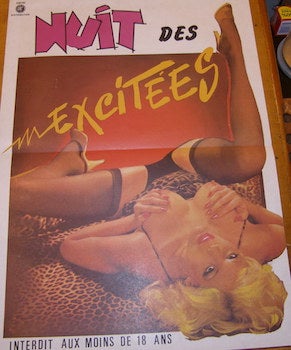 Item #68-3055 La Nuit Des Excitees. Promotional Poster. Empire Distribution, Sergio Grieco, dir