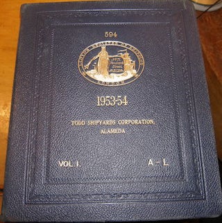 Item #68-3056 Lloyd's Register Of Shipping. United In 1949 With The British Corporation Register....