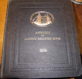 Item #68-3057 Lloyd's Register Of Shipping. United In 1949 With The British Corporation Register....