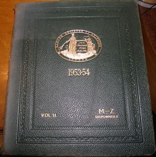 Item #68-3058 Lloyd's Register Of Shipping. United In 1949 With The British Corporation Register....