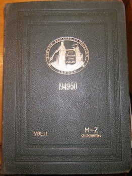 Item #68-3062 Lloyd's Register Of Shipping. United In 1949 With The British Corporation Register....