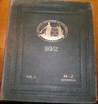 Item #68-3064 Lloyd's Register Of Shipping. United In 1949 With The British Corporation Register....