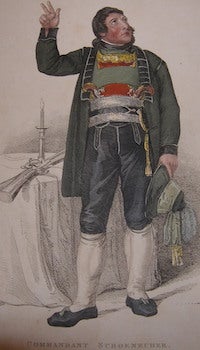 Item #68-3074 Commandant Schoenecher. Rudolph Ackermann, 1764 - 1834