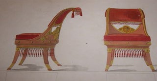 Item #68-3080 Drawing Room Chairs. Rudolph Ackermann, 1764 - 1834