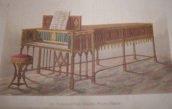Ackermann, Rudolph (1764 - 1834) - An Horizontal Grand Piano Forte