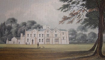 Ackermann, Rudolph (1764 - 1834) - Offley Place. Seat of the Revd. L. Burroughs