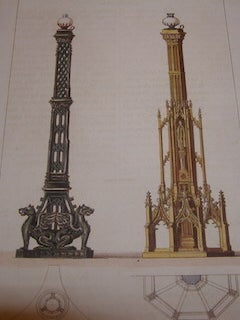 Item #68-3099 Candelabras. Rudolph Ackermann