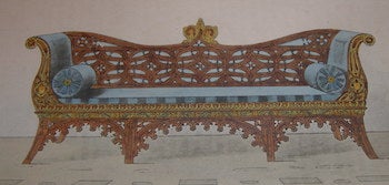 Ackermann, Rudolph (1764 - 1834) - A Gothic Sofa