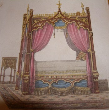 Ackermann, Rudolph (1764 - 1834) - A Gothic Bed