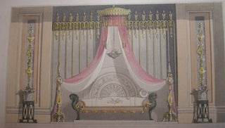 Item #68-3178 Decorations Of A Chamber & French Bed. Rudolph Ackermann, 1764 - 1834