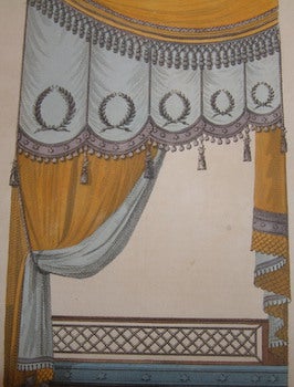 Ackermann, Rudolph (1764 - 1834) - A French Window Curtain & Grecian Settee