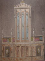 Item #68-3198 Bookcase For A Study. Rudolph Ackermann