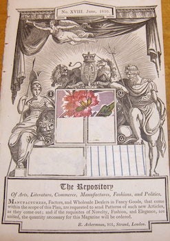 Ackermann, Rudolph (1764 - 1834) - The Repository of Arts, Literature, Commerce, Manufactures, Fashions, and Politics. Title Page Only. June 1810