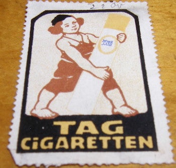 Item #68-3260 Tag Cigaretten. 20th Century German Artist.
