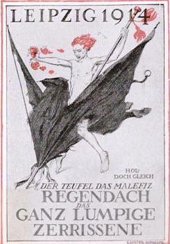 Leipzig 1914 - Leipzig 1914. Holdoch Gleich. Der Teufel Das Malefiz Regendach Das Ganz Lumpige Zerrissene