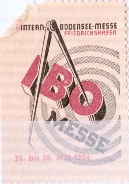 Item #68-3343 Intern-Bodensee-Messe Friedrichshafen. 20th Century German Artist.