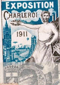 Item #68-3361 Exposition Charleroi 1911. 20th Century Belgian Artist