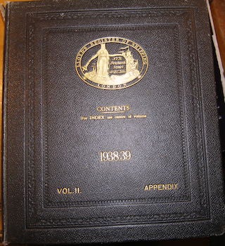 Item #68-3406 Lloyd's Register Of Shipping. Volume II. 1938-39. Appendix. Lloyd's Of London