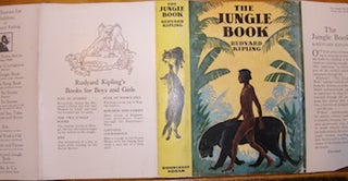 Item #68-3675 Dust Jacket only for The Jungle Book. Rudyard Kipling