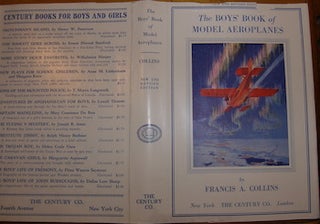 Item #68-3684 Dust Jacket only for The Boys' Book Of Model Aeroplanes. Francis A. Collins