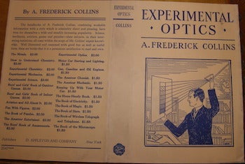 Dust Jacket only for Experimental Optics | A. Frederick Collins