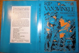 Item #68-3707 Dust Jacket only for Rip Van Winkle. Washington Irving