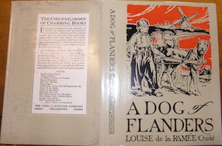 Item #68-3713 Dust Jacket only for A Dog Of Flanders. Louise de la Ramee, John Fitz Jr, Ouida,...