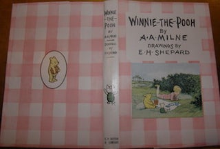 Item #68-3736 Dust Jacket only for Winnie-the-Pooh. A. A. Milne, E. H. Shepard, illustr