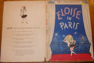 Item #68-3785 Dust Jacket only for Eloise In Paris. Kay Thompson, Hilary Knight, illustr