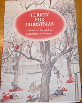 Item #68-3788 Dust Jacket only for Turkey For Christmas. Marguerite De Angeli