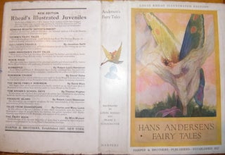 Item #68-3816 Dust Jacket only for Hans Andersen's Fairy Tales. Hans Christian Andersen, Louis...