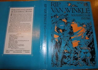 Item #68-3824 Dust Jacket only for Rip Van Winkle. Washington Irving