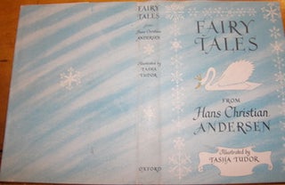 Item #68-3850 Dust Jacket only for Hans Andersen's Fairy Tales. Hans Christian Andersen, Tasha...