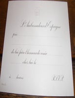 Item #68-3878 L'Ambassadeur d'Espagne. Stern, engrav.